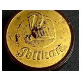 Collection of Vintage Pill Boxes Inc "Red Hat" and Western Style Leather Belts