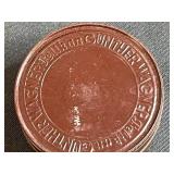 Collection of Vintage Pill Boxes Inc "Red Hat" and Western Style Leather Belts