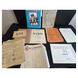 Collection of Vintage Piano and Accordion Sheet Music and Instructional Books