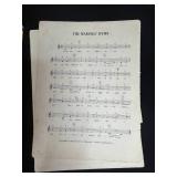 Collection of Vintage Piano and Accordion Sheet Music and Instructional Books