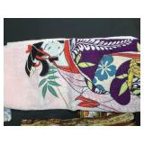 Collection of Assorted Vintage Silk Scarves and Japanese Textiles