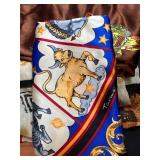 Collection of Assorted Vintage Silk Scarves and Japanese Textiles