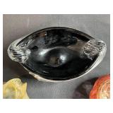 Lot of Art Glass Bowls and Assorted Fused Glass Pieces