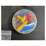 Mixed Collection of Vintage and Assorted Key Blanks and Key Parts in Tins