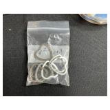 Mixed Collection of Vintage and Assorted Key Blanks and Key Parts in Tins