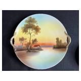 Set of Vintage Hand Painted Japanese Plates and Teacups