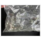 Lot of Vintage Glass Chandelier Prisms and Drops in Assorted Styles