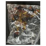 Lot of Vintage Glass Chandelier Prisms and Drops in Assorted Styles