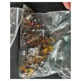 Lot of Vintage Glass Chandelier Prisms and Drops in Assorted Styles