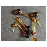 Lot of Vintage Glass Chandelier Prisms and Drops in Assorted Styles