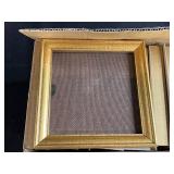 Box of Gold-Tone Square Picture Frames