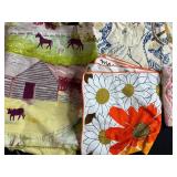 Assorted Vintage and Decorative Scarves Collection