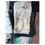 Collection of Assorted Vintage Silk and Patterned Scarves