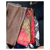 Collection of Assorted Vintage Silk and Patterned Scarves