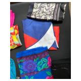 Collection of Assorted Fashion Scarves with Designer Prints