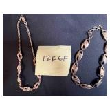 Collection of Vintage Jewelry Including 12K GF, Monet Bracelet, and Eagle Pin