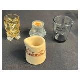 Collection of Assorted Vintage and Souvenir Shot Glasses and Restaurantware