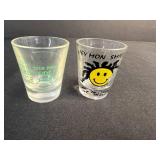 Collection of Assorted Vintage and Souvenir Shot Glasses and Restaurantware