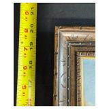 Pair of Framed Original Signed Paintings by Lillengren Rural Landscape Scenes