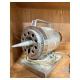 Vintage Electric Motorized Polisher with Yellow Buffing Wheel