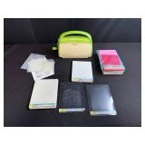 Cuttlebug Die Cutting and Embossing Machine with Plates, Embossing Folders, and Cardstock Lot