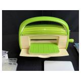 Cuttlebug Die Cutting and Embossing Machine with Plates, Embossing Folders, and Cardstock Lot