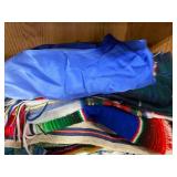 Collection of Assorted Scarves and Shawls in Various Colors