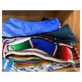Collection of Assorted Scarves and Shawls in Various Colors