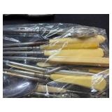 Assorted Vintage Silverware and Utensil Lot with Bakelite Handles