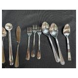 Assorted Vintage Silverware and Utensil Lot with Bakelite Handles