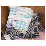 Assorted Vintage Quilts and Woven Blankets Collection