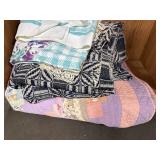 Assorted Vintage Quilts and Woven Blankets Collection