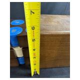 VTG Wooden Poker Chip Carousel with Assorted $10 and $20 Chips