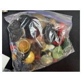 Large Collection of Assorted Craft Beads and Glass Tiles in Organizer Bins