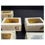 Set of Inge-Glas Collection Vintage Glass Ornaments with Boxed Doll