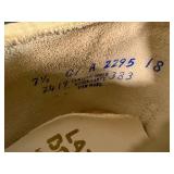 Vintage Saddle Shoes, Coca-Cola Patch, Leather Belts, Bolo Tie, and Storage Bin Assortment