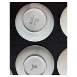 Set of 12 Royal Copenhagen Blue Christmas Collector Plates Assorted Years