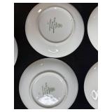 Set of 12 Royal Copenhagen Blue Christmas Collector Plates Assorted Years