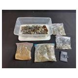 Bulk Lot of Vintage Keys and Leather Key Wallet Collection