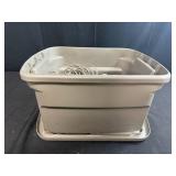 Large Tote of Motel Keychains, Tag Chains, and Novelty Keyrings