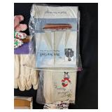 Collection of Floral and Patterned Cotton Garden Gloves with Gift Sacks, Coasters, and Nautical Booklet