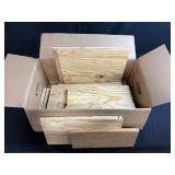 Box of Assorted Plywood Pieces