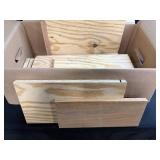 Box of Assorted Plywood Pieces