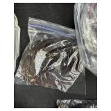 Large Lot of Mixed Jewelry Making Cords, Strings, and Chains Assortment