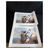 Stack of Puffin Art Prints by Patricia Bourque