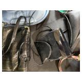 Assorted Handbags and Purses Collection with Storage Tote