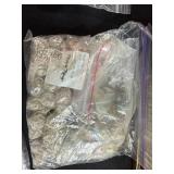 Collection of Glass Cat Charms and Jewelry Findings Assortment