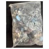 Collection of Glass Cat Charms and Jewelry Findings Assortment