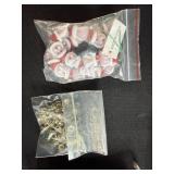 Collection of Glass Cat Charms and Jewelry Findings Assortment