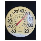 Boxed Set of Billiard Balls and Springfield Wall Thermometer Face